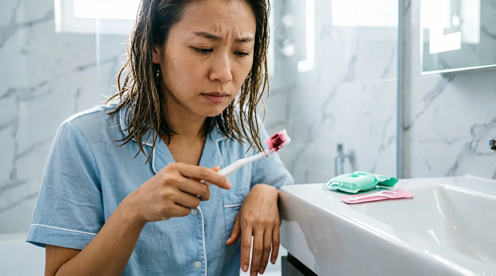 Bleeding gums problem